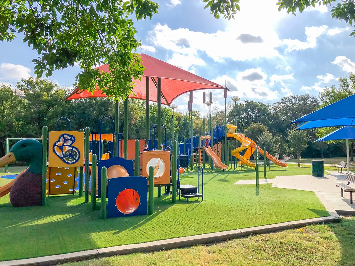 Playground Turf Installation in Deer Park, TX